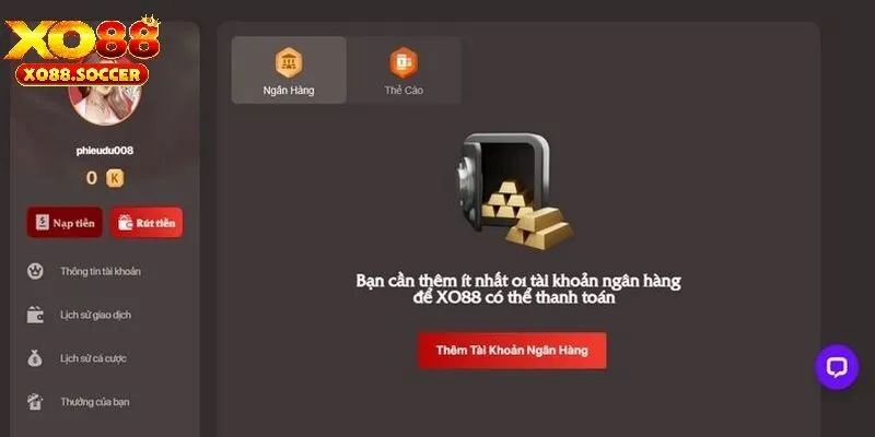 Giao dịch dễ dàng và an toàn cao khi tham gia tại XO88